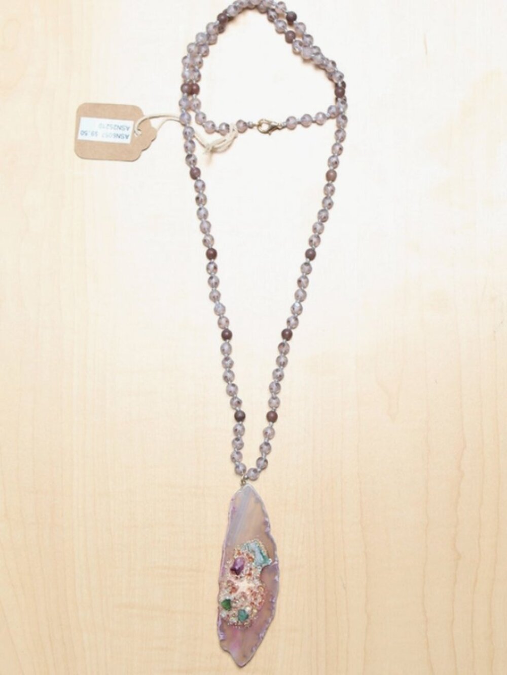 Mythical Sea Crystals Necklace — 18.5” Diameter